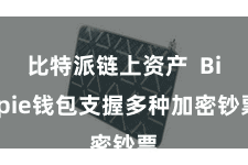 比特派链上资产  Bitpie钱包支握多种加密钞票